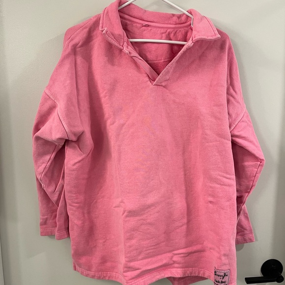 Sloppy Joe Collar 02 Sweatshirt - Candy (Limited Rare Color) - Picture 3 of 5